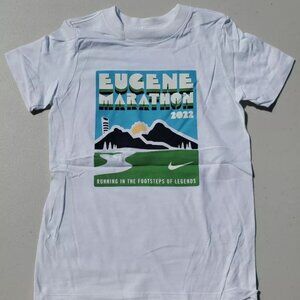 Nike Eugene Marathon 2022 Youth Extra Small YXS Shirt T-Shirt Running Oregon